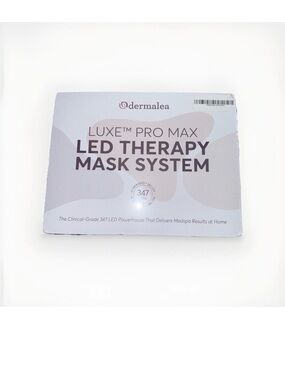 Dermalea LUXE™ Pro Max LED Therapy Mask System - Light Gray & White